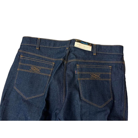 Vintage Levi's Movin On Jeans Mens Size 38x34 Blue Dark Wash NWT Deadstock - Picture 5 of 8